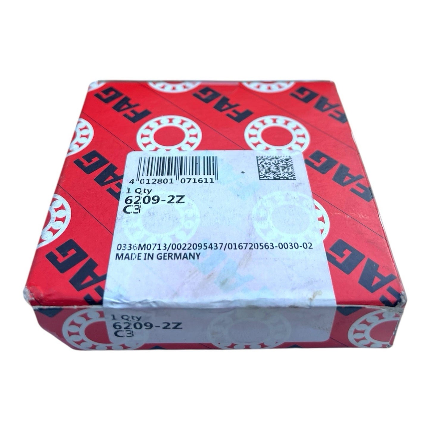 1x FAG 6209-2Z-C3 Rillenkugellager 45x85x19 mm Kugellager