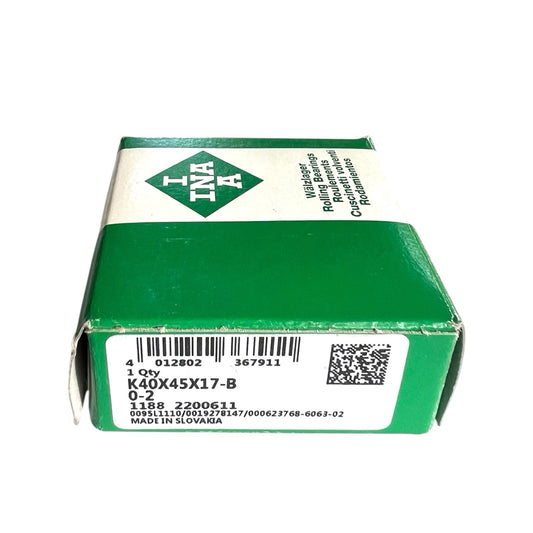 1x INA K40x45x17-B Nadelkranz 40x45x17 mm Kugellager