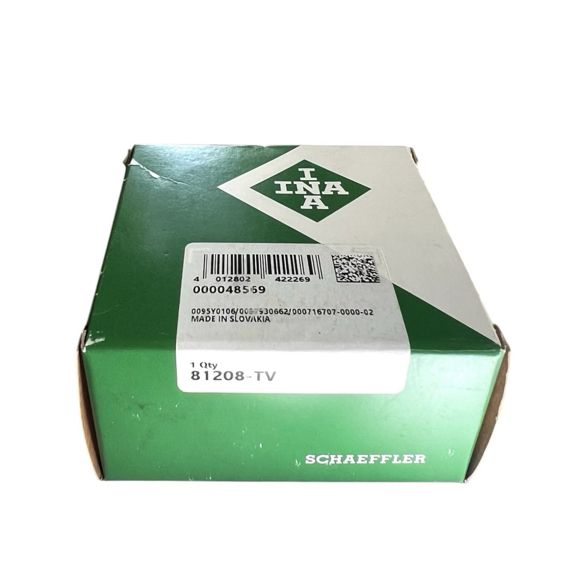 1x INA 81208-TV Axial-Zylinderrollenlager 40x68x19 mm Kugellager
