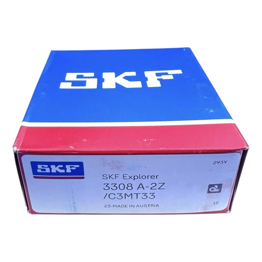 1x SKF 3308 A-2Z/C3MT33 Schrägkugellager 40x90x36,5 mm Kugellager