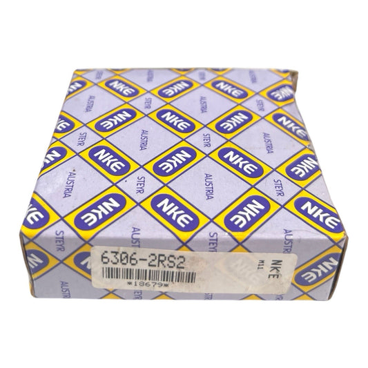 1x NKE 6306-2RS2 Rillenkugellager 30x72x19 mm Kugellager