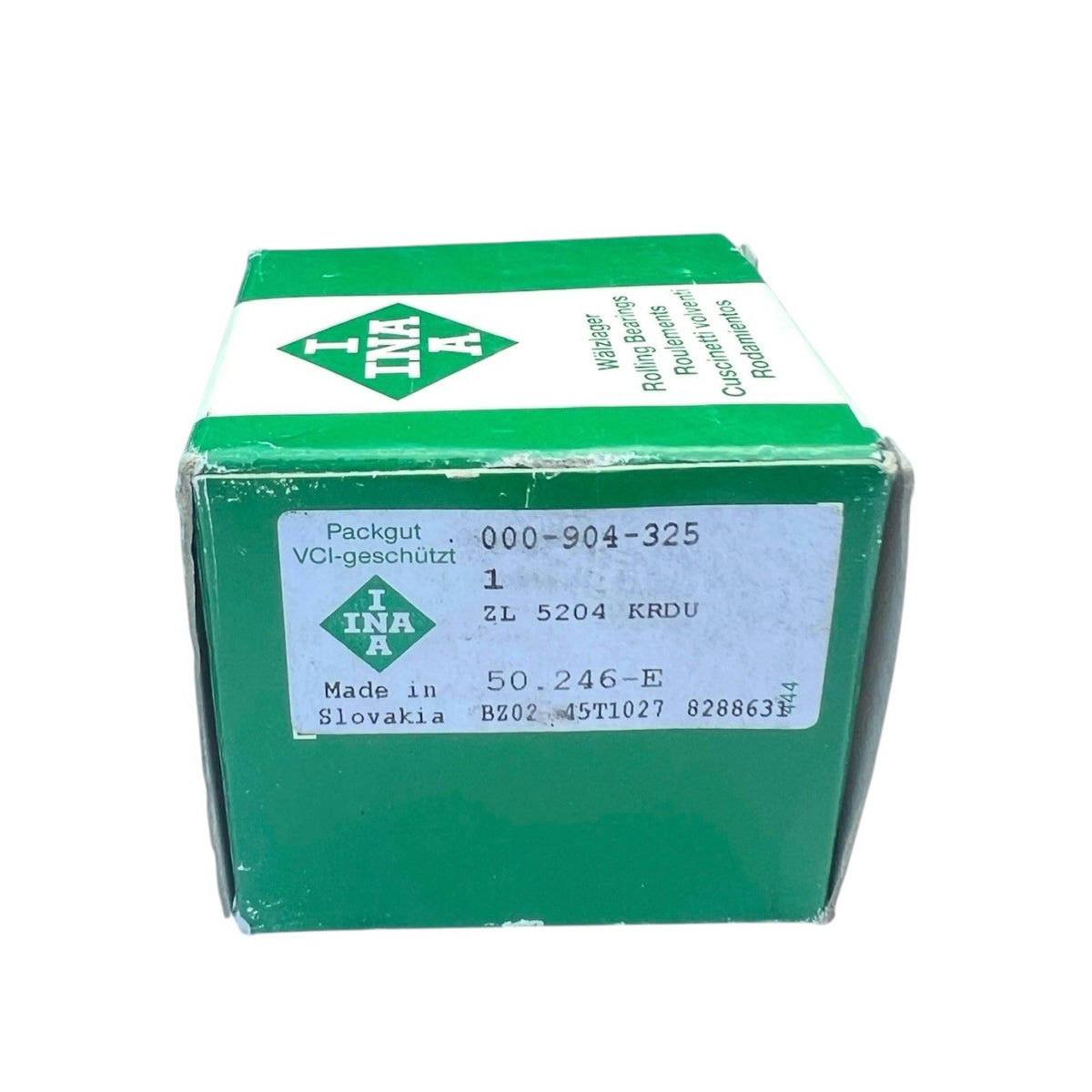 1x INA ZL 5204 KRDU Zapfenlaufrolle 20x52x45,3 mm Kugellager
