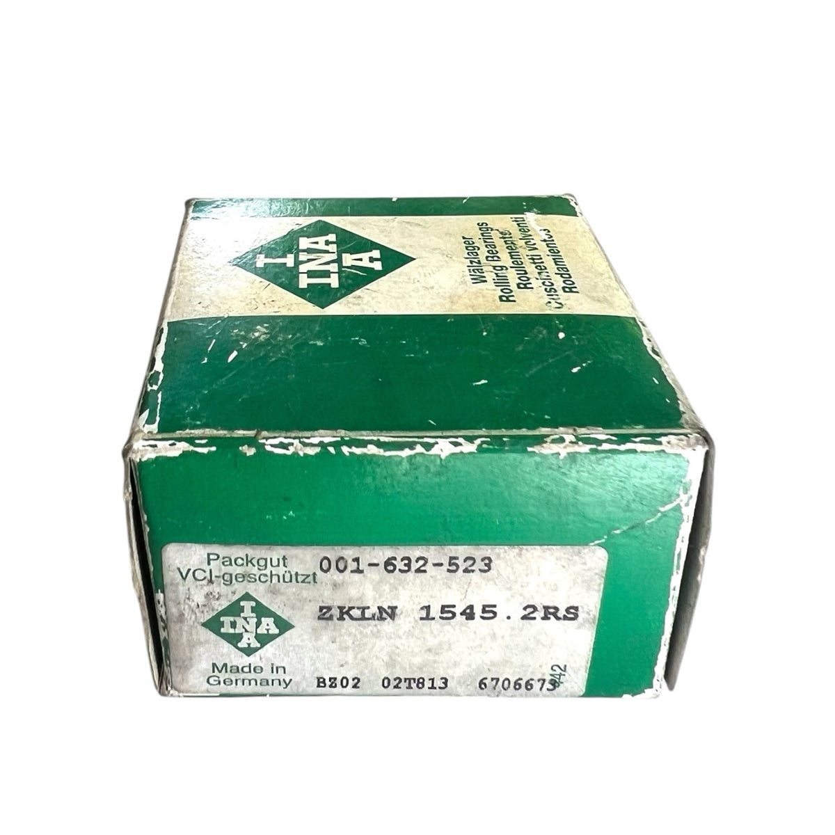 1x INA ZKLN 1545-2RS Axial-Schrägkugellager 15x45x25 mm Kugellager