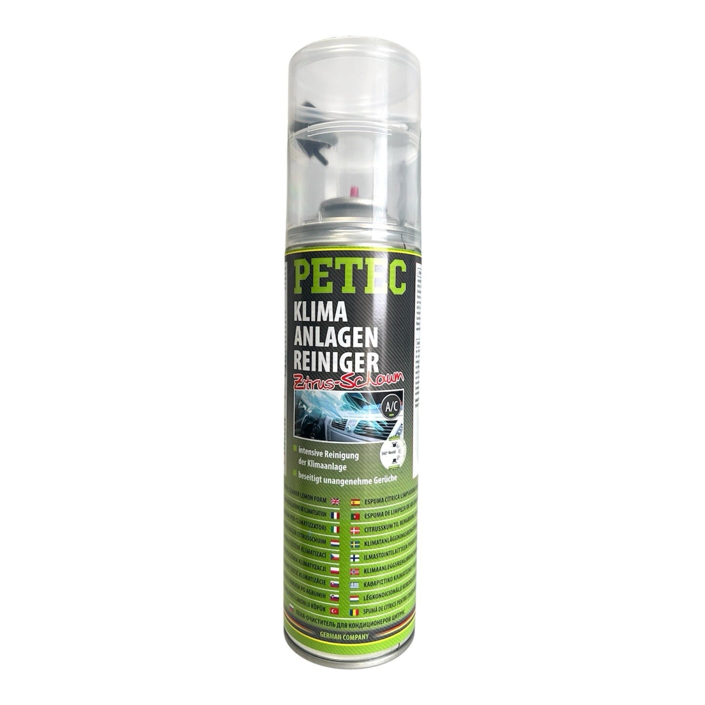 1x Petec Klimaanlagenreiniger Zitrus Schaum Klima Spray 500ml - 71350
