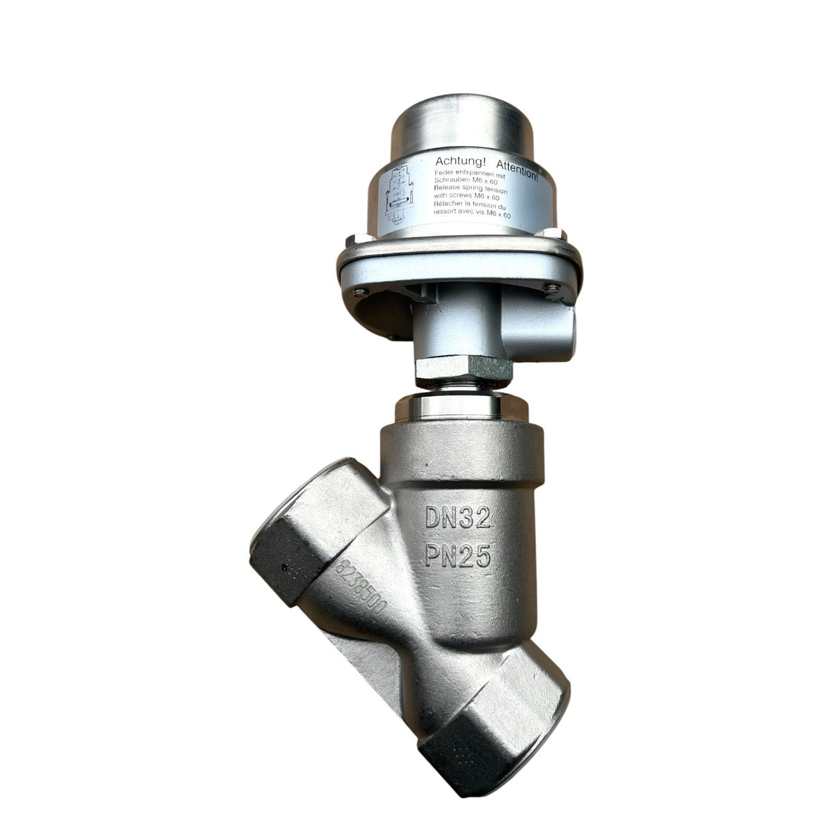 1x IMI NORGREN Buschjost 8238500.0000 2/2-Wegeventil-NC G11/4 Schrägsitz