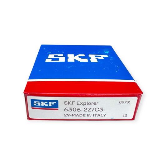 1x SKF 6305-2Z/C3 Rillenkugellager 25x62x17 mm Kugellager