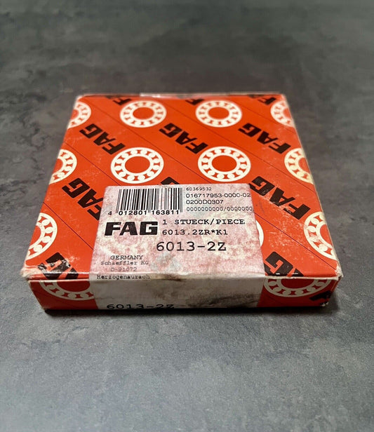 1x FAG 6013-2Z Rillenkugellager 65x100x18 mm Kugellager