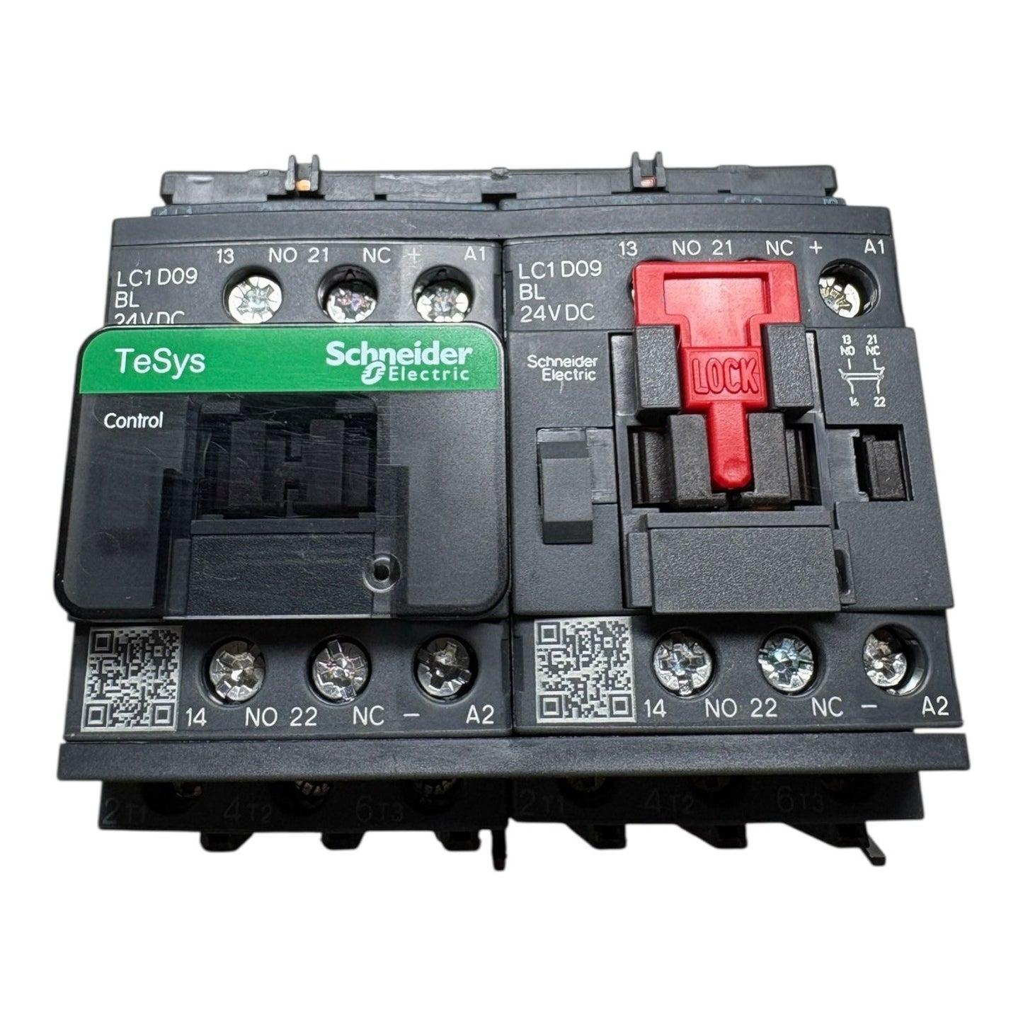 1x Schneider Electric LC2D09BLV Wendeschützkombination TeSys Leistungsschütz