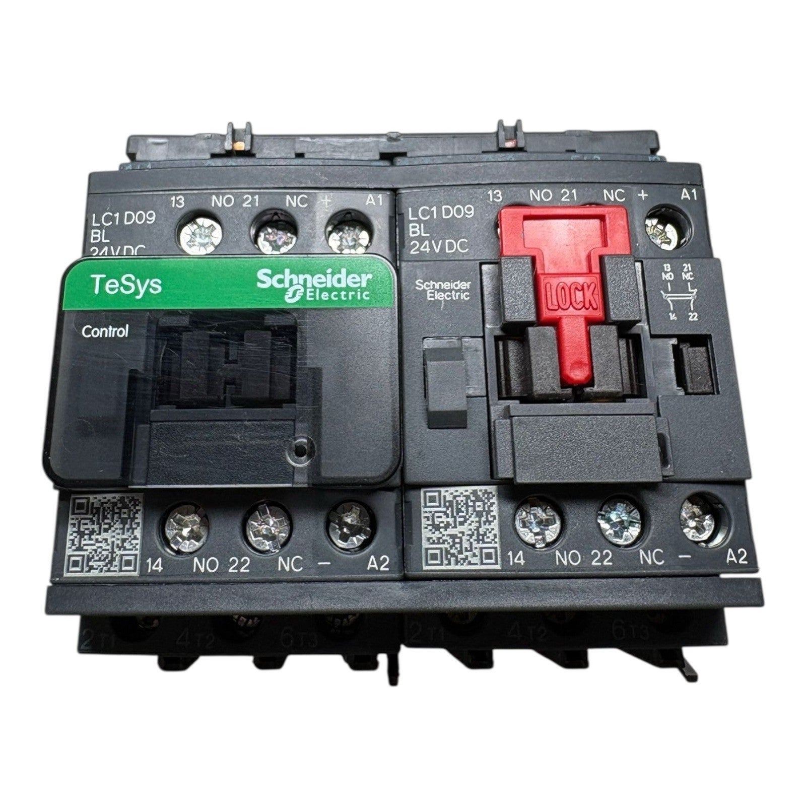 1x Schneider Electric LC2D09BLV Wendeschützkombination TeSys Leistungsschütz