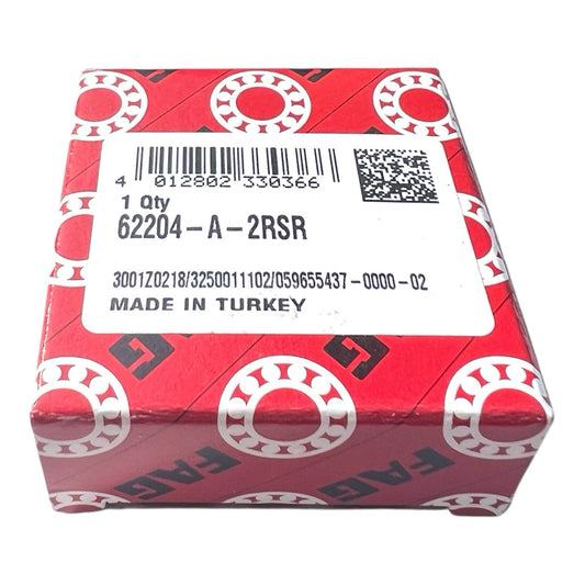 1x FAG 62204-A-2RSR Rillenkugellager 20x47x18 mm Kugellager