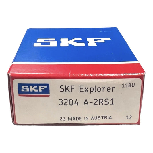 1x SKF 3204 A-2RS1 Schrägkugellager 20x47x20,6 mm Kugellager