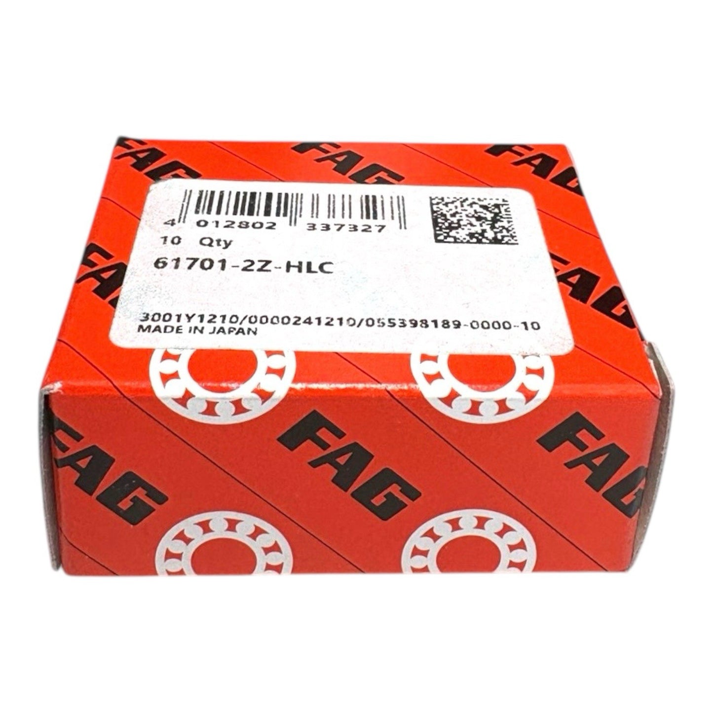 10x FAG 61701-2Z-HLC Rillenkugellager 12x18x4 mm Kugellager