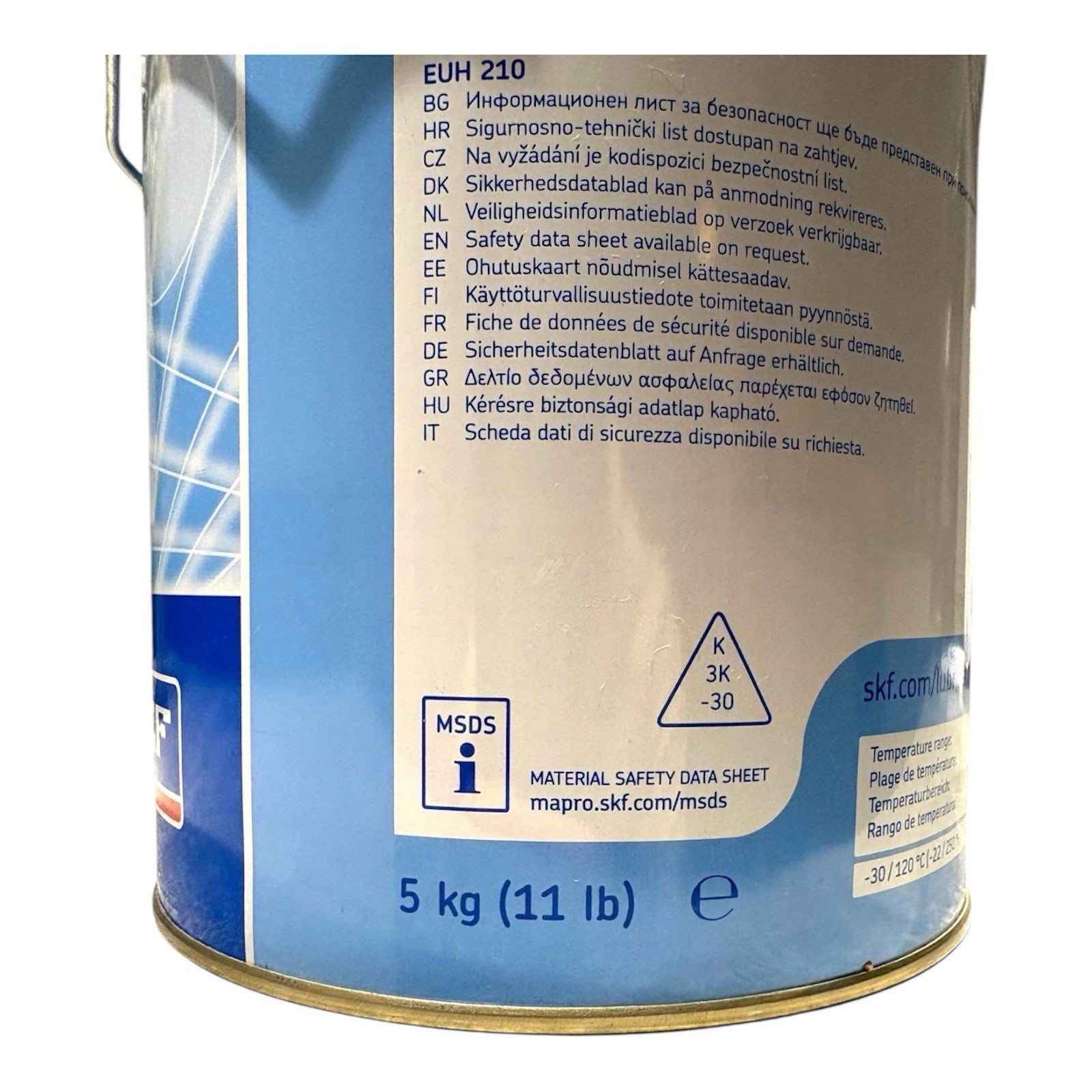 5 kg Dose SKF LGMT 3/5 Mehrzweckfett Wälzlager Kugellager Fett für d. Industie