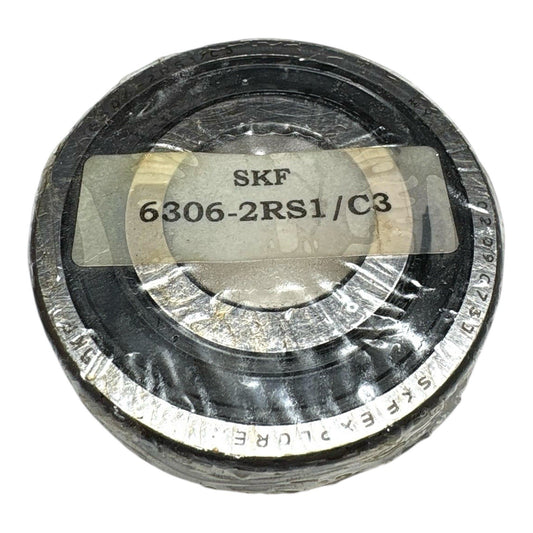 1x SKF 6306-2RS1/C3 Rillenkugellager 30x72x19 mm Kugellager