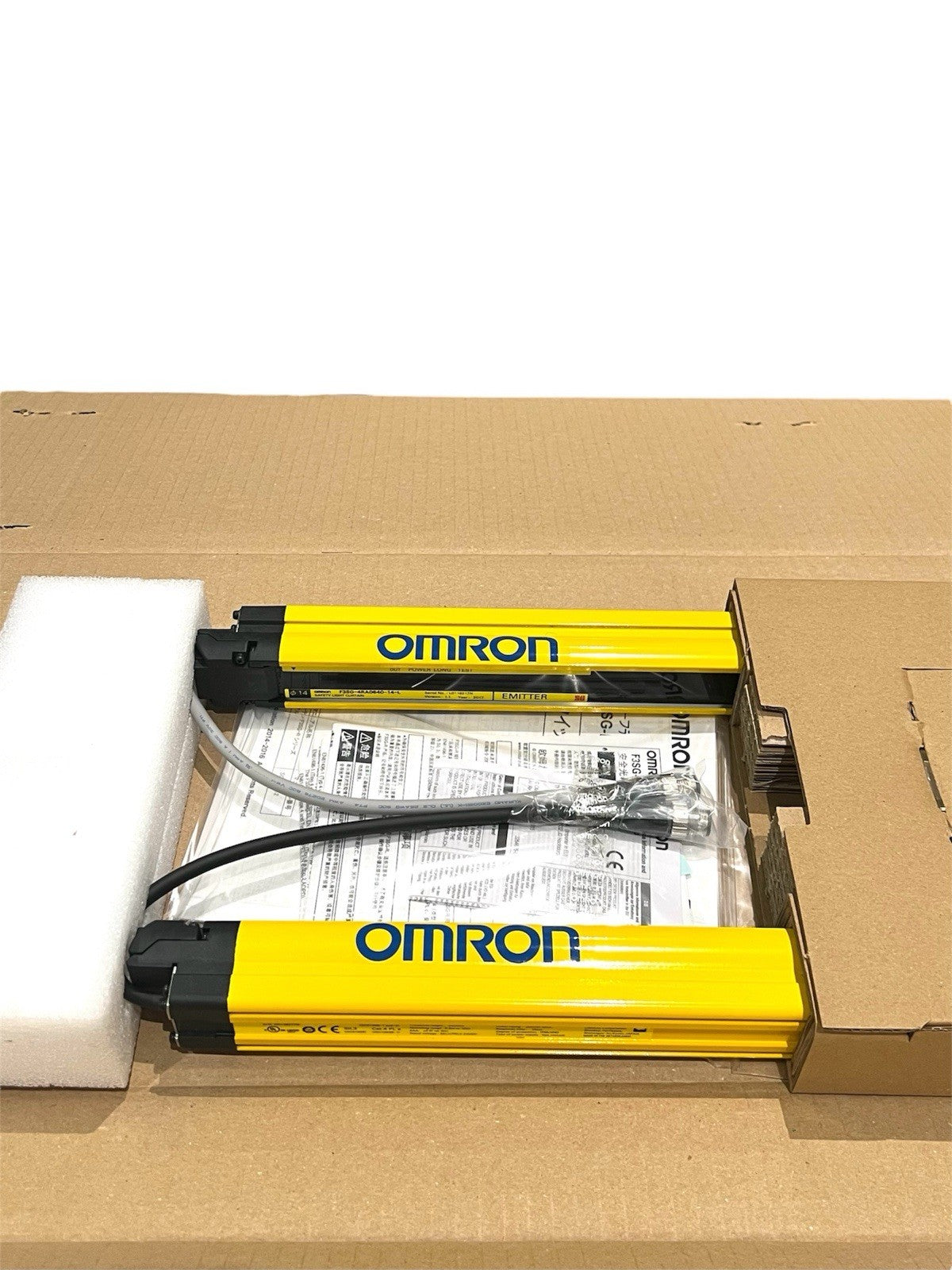 1x OMRON F3SG-4RA0640-14 SAFETY LIGHT CURTAIN F3SG4RA064014