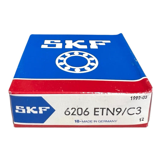 1x SKF 6206 ETN9/C3 Rillenkugellager 30x62x16 mm Kugellager