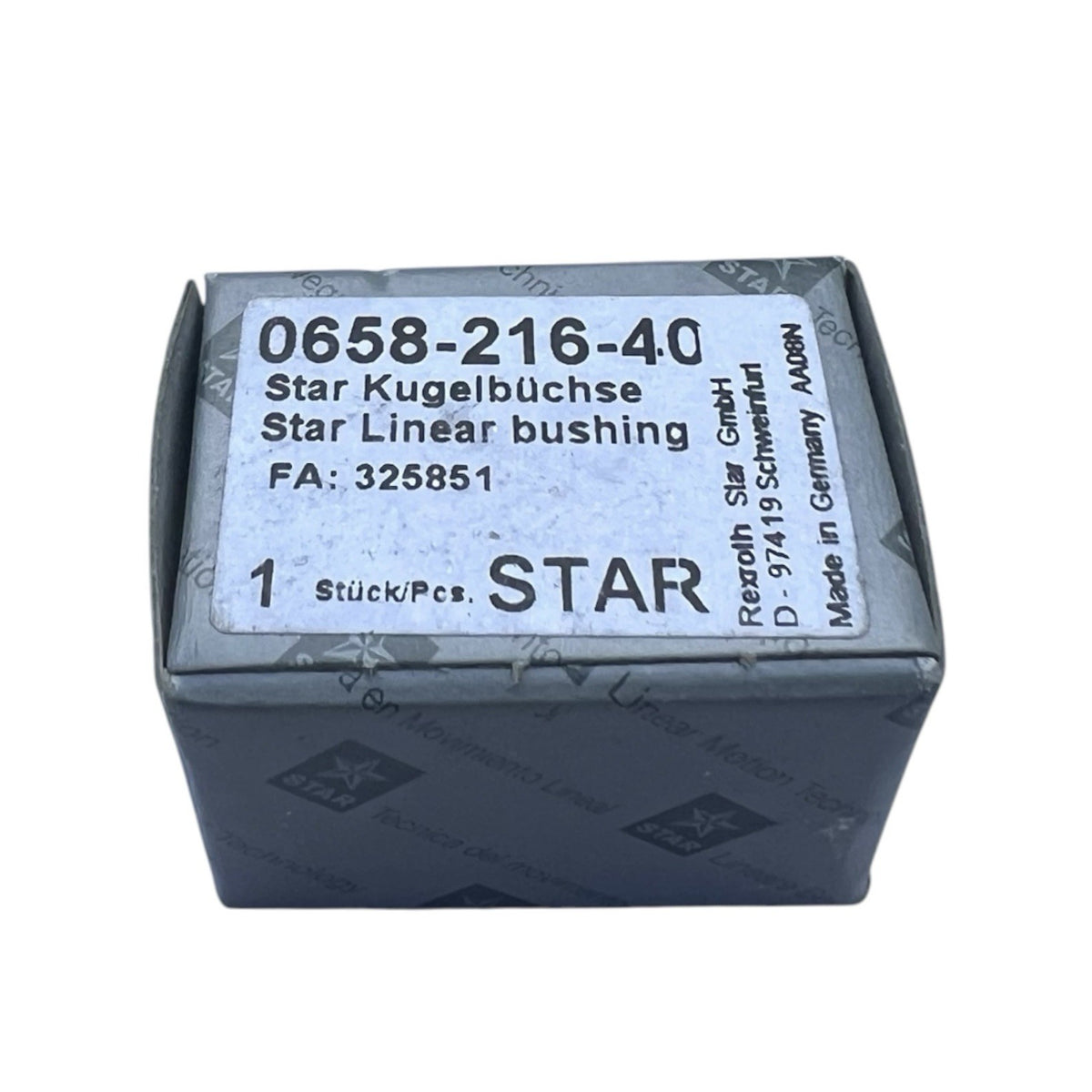 1x STAR 0658-216-40 Kugelbüchse 16x24x30 mm Kugellager