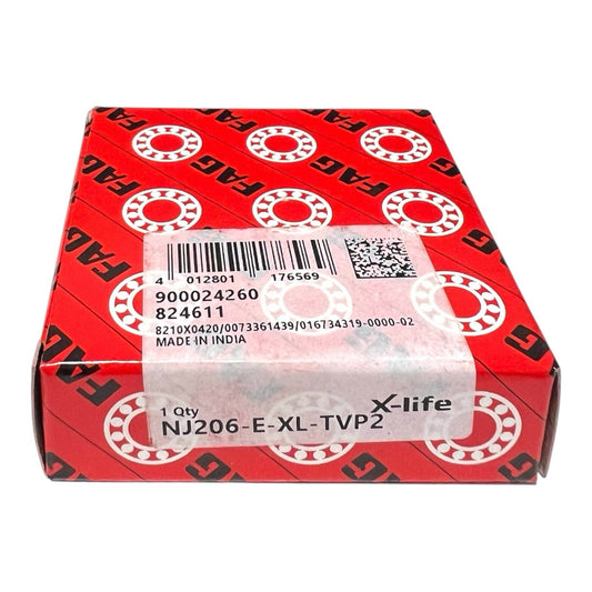 1x FAG NJ206-E-XL-TVP2 Zylinderrollenlager 30x62x16 mm Kugellager