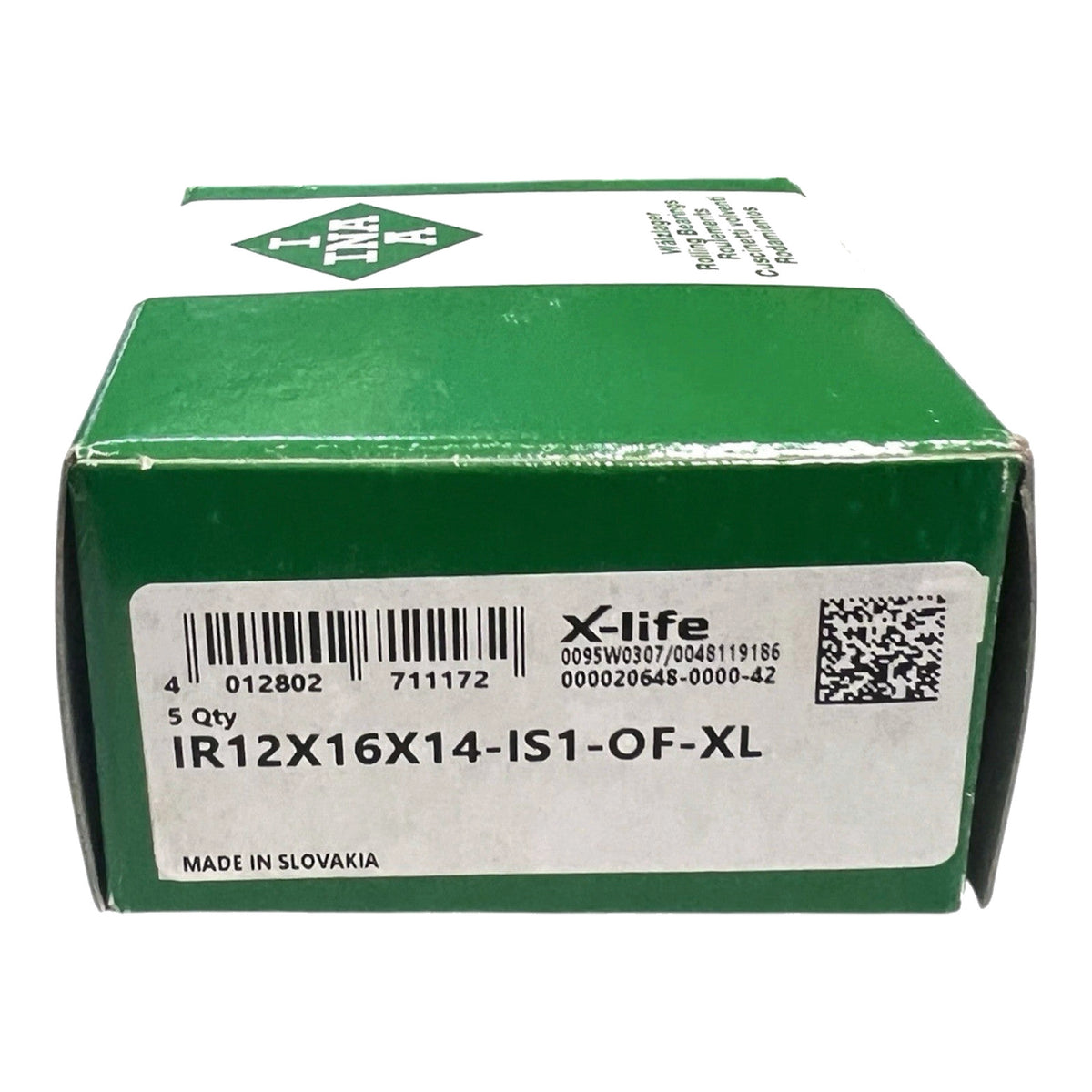 5x INA IR12x16x14-IS1-OF-XL Innenring 12x16x14mm