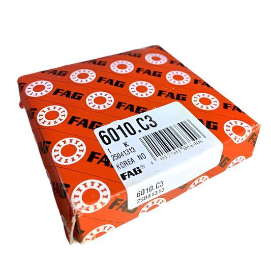 1x FAG 6010/C3 Rillenkugellager 50x80x16 mm 6010 C3 Kugellager