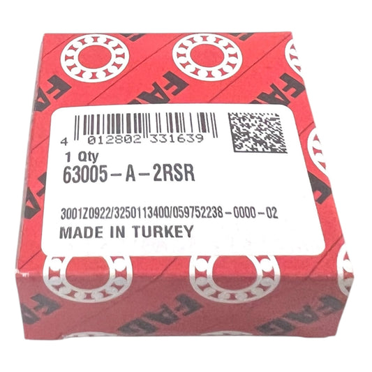 1x FAG 63005-2RSR deep groove ball bearing 25x47x16 mm ball bearing 63005 2RSR