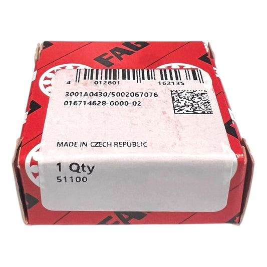 1x FAG 51100 axial deep groove ball bearing 10x24x9 mm ball bearing