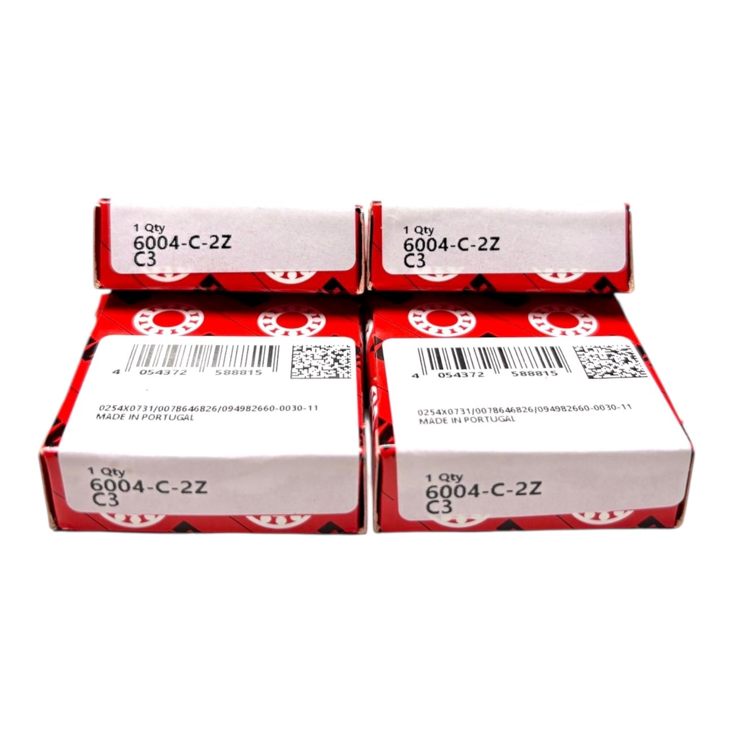 4x FAG 6004-C-2Z-C3 Rillenkugellager 20x42x12 mm 6004-2Z/C3 Kugellager