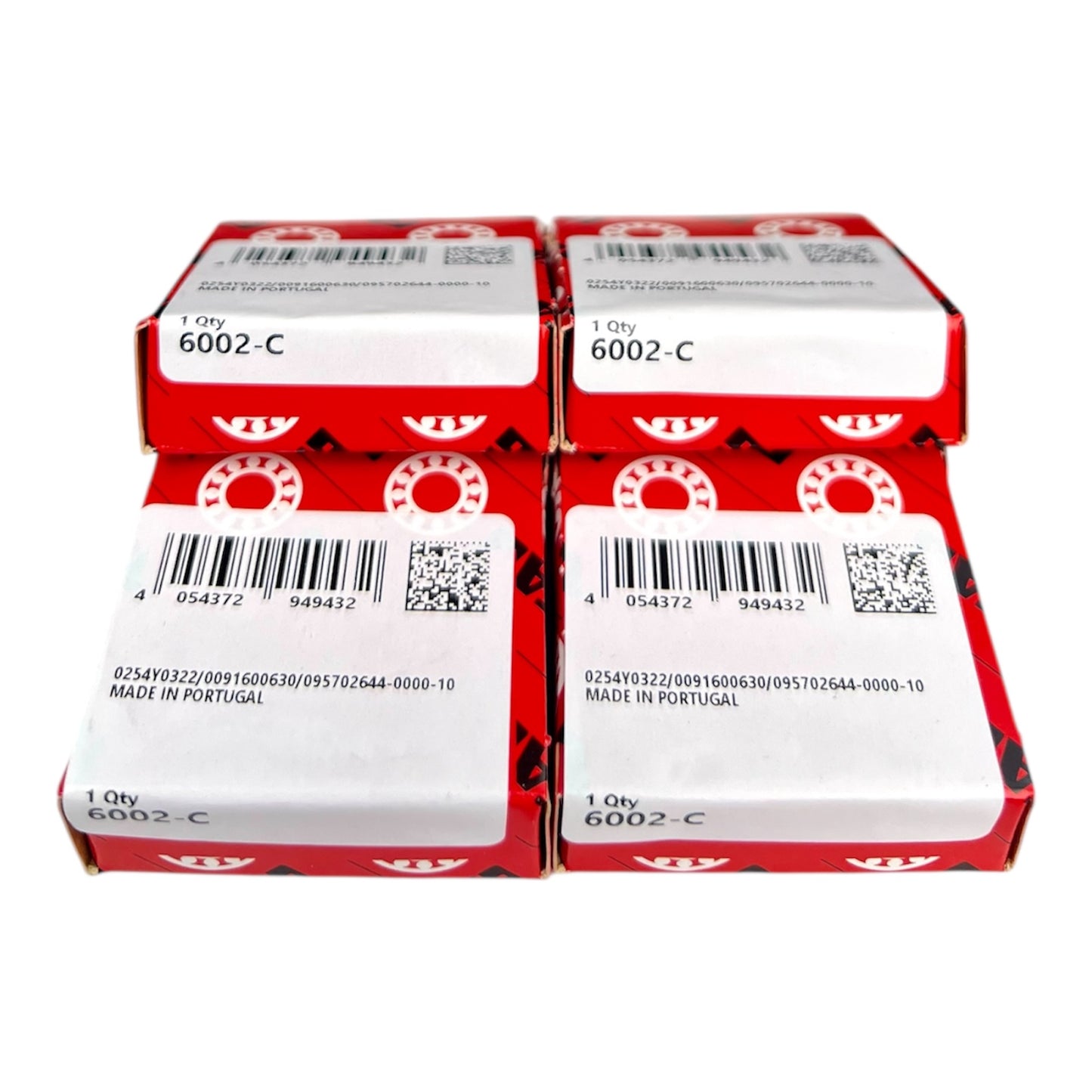 4x FAG 6002-C Rillenkugellager 15x32x9 mm 6002 offen Kugellager