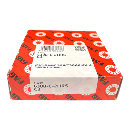 1x FAG 6308-C-2HRS-C3 = 2RSR-C3 Rillenkugellager 40x90x23 mm