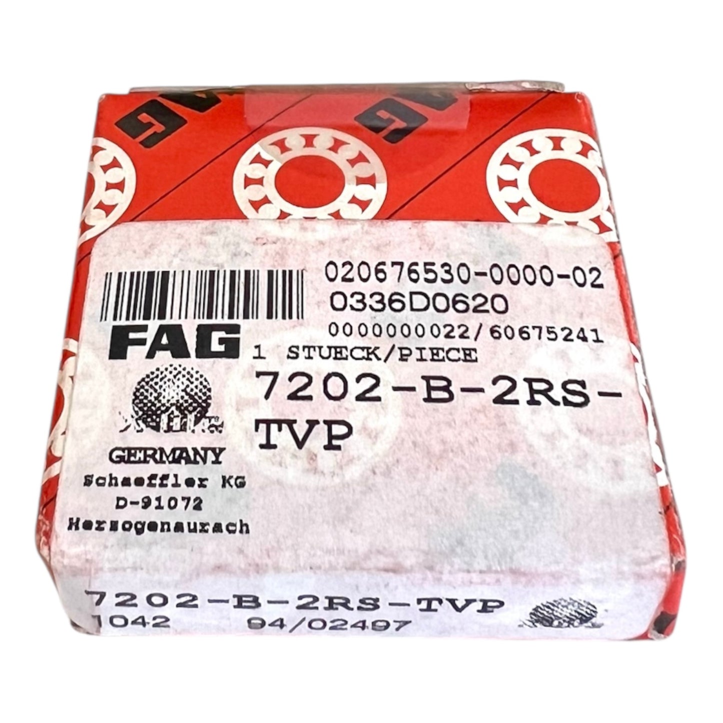 1x FAG 7202-B-XL-2RS-TVP angular contact ball bearing 15x35x11 mm