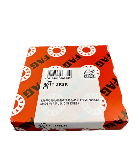 1x FAG 6011-2RSR C3 Rillenkugellager 55x90x18 mm 6011 2RS1 2RSH C3 Kugellager