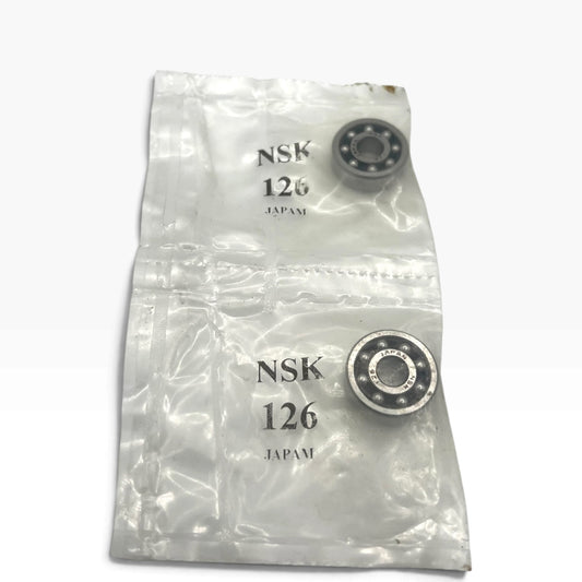 2x NSK 126 Pendelkugellager 6x19x6 mm