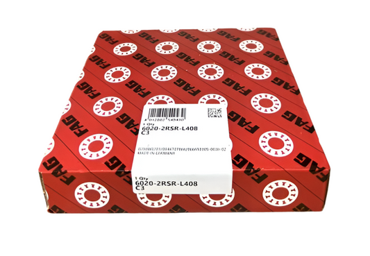 1x FAG 6020-2RSR-C3 deep groove ball bearing 100x150x24 mm ball bearing 6020 2RS1 C3 L408