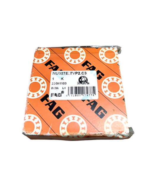 1x FAG NU307 E-TVP2-C3 Zylinderrollenlager 35x80x21 mm Kugellager NU 307 E TVP2