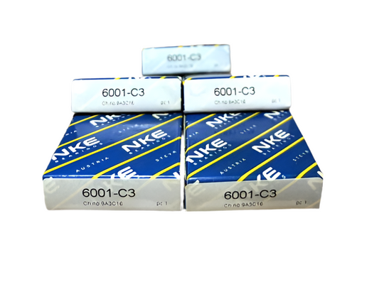 5x NKE 6001-C3 Rillenkugellager 12x28x8 mm 6001 C3 Kugellager