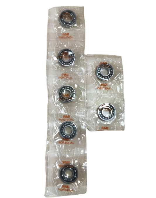 7x FAG 6001-C3 deep groove ball bearing 12x28x8 mm 6001 C3 open ball bearing