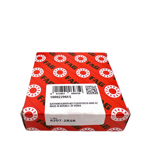 1x FAG 6207-2RSR Rillenkugellager 35x72x17 mm Kugellager 6207 2RS1 2HRS