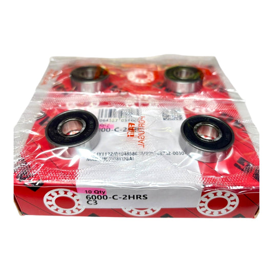 4x FAG 6000-C-2HRS-C3 Rillenkugellager 10x26x8 mm 6000 2RSH 2RSR C3 Kugellager