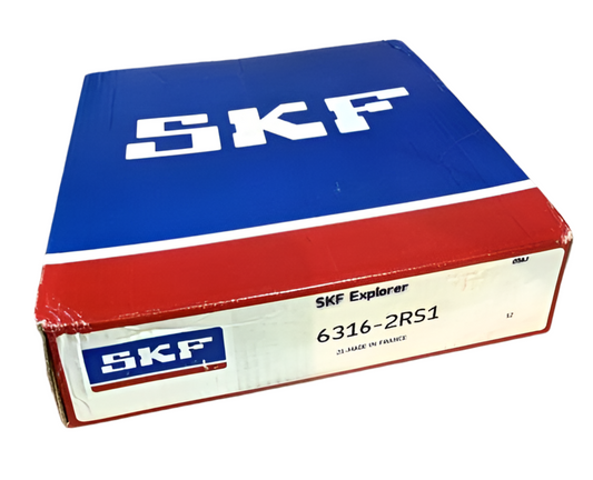 1x SKF 6316-2RS1 Rillenkugellager 80x170x39 mm Kugellager 6316 2RSR 2RSH