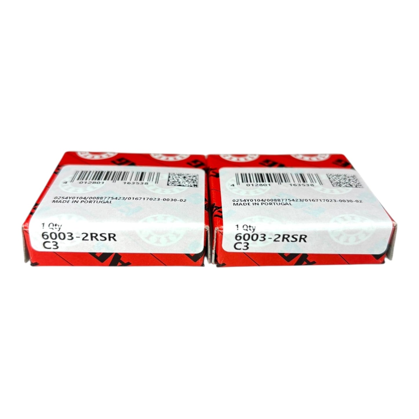 2x FAG 6003-2RSR-C3 Rillenkugellager 17x35x10 mm 6003-C-2HRS-C3 Kugellager