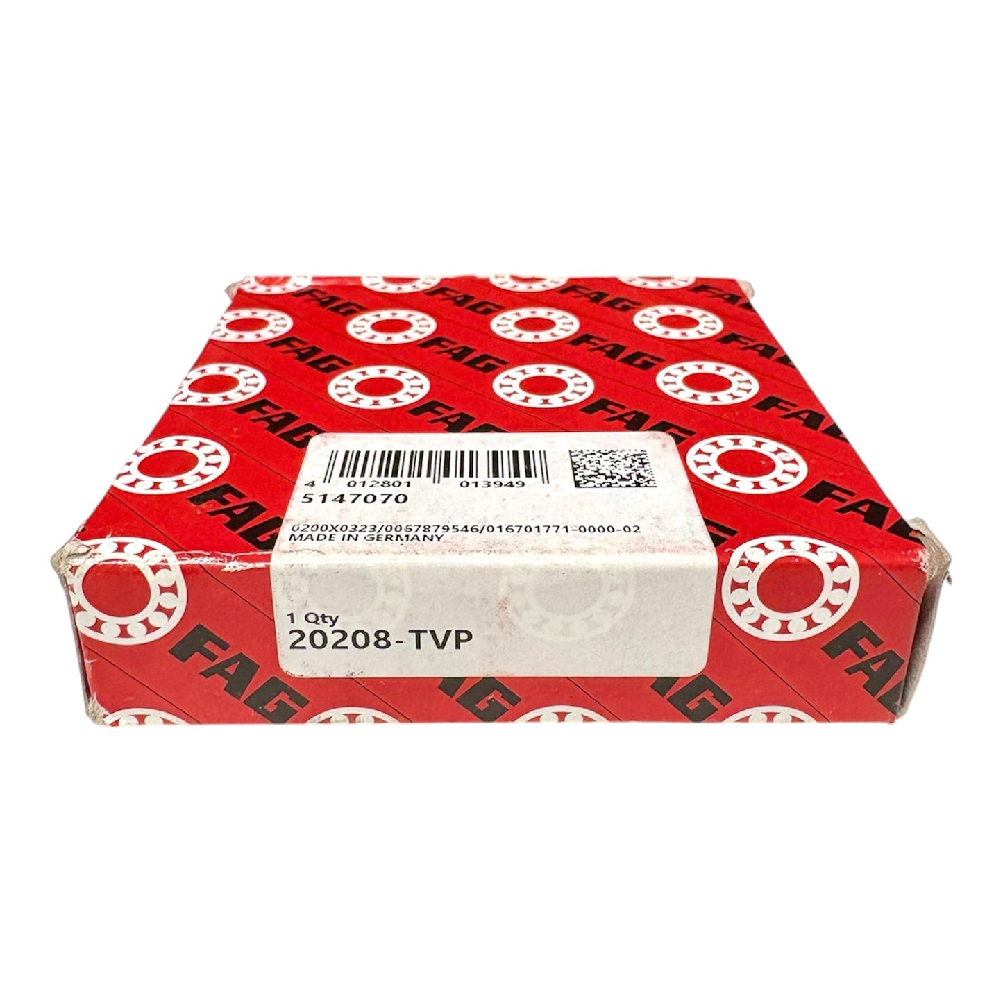 1x FAG 20208 -TVP Tonnenlager 40x80x18 mm Kugellager