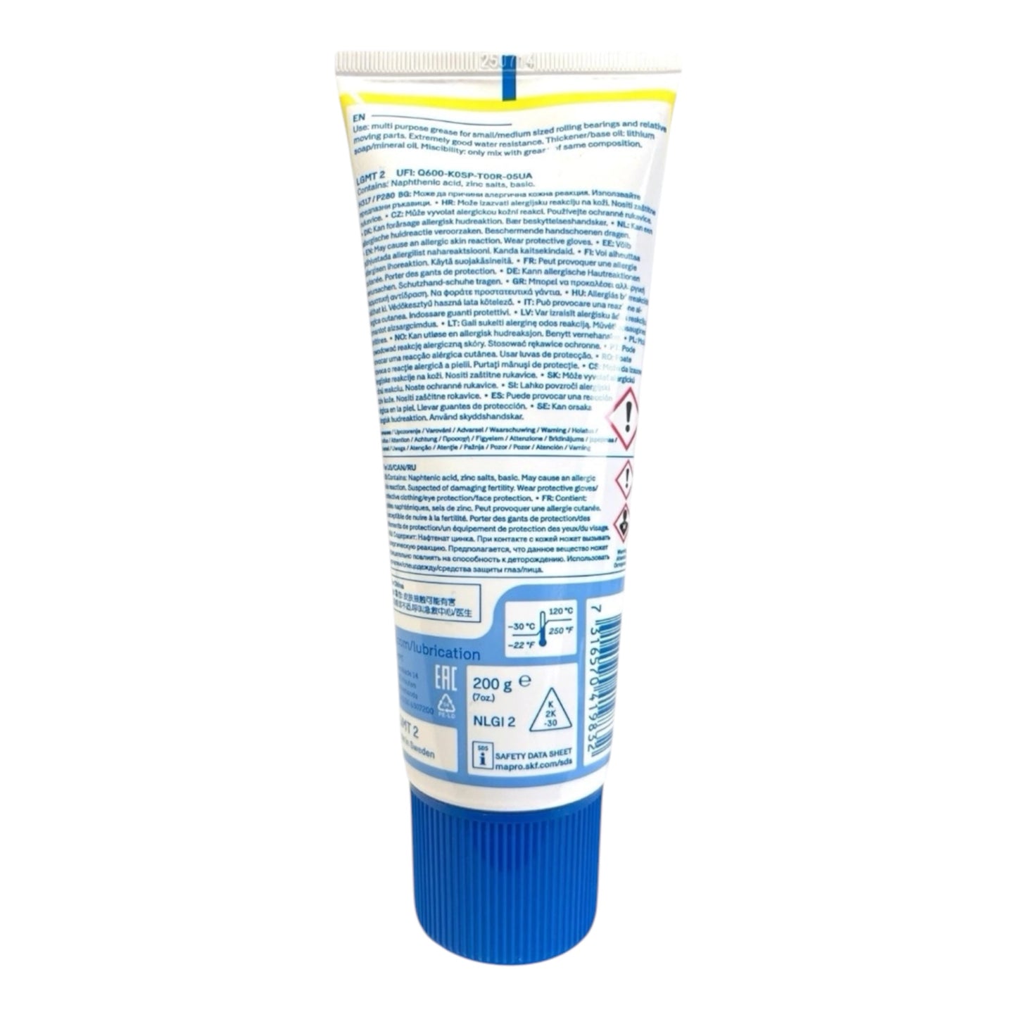 1x SKF LGLT 2 /0.2 180g low temperature grease for high speeds SKF grease