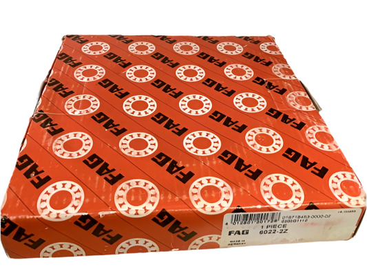 1x FAG 6022 2Z Rillenkugellager 110x170x28 mm 6022 ZZ 2ZR Kugellager