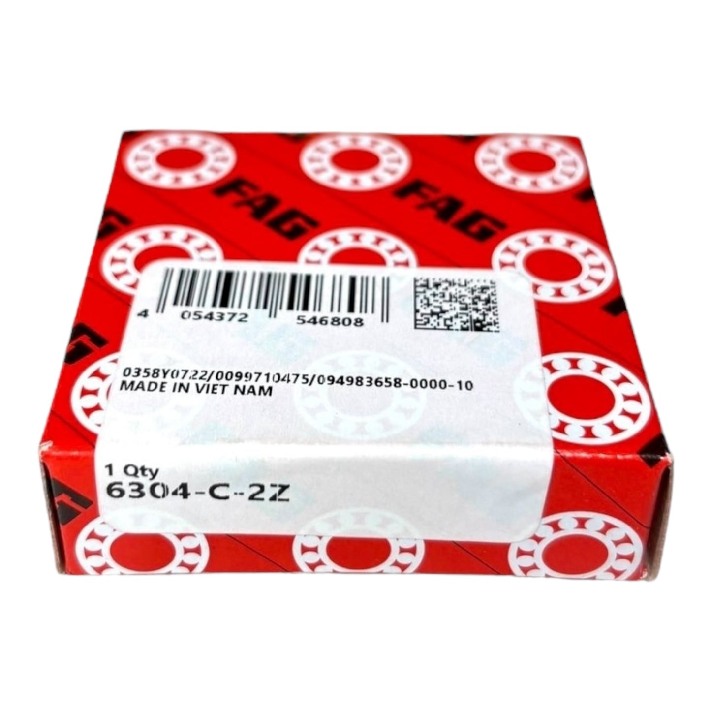 1x FAG 6304-C-2Z Rillenkugellager 20x52x15 mm Kugellager 6304 2Z