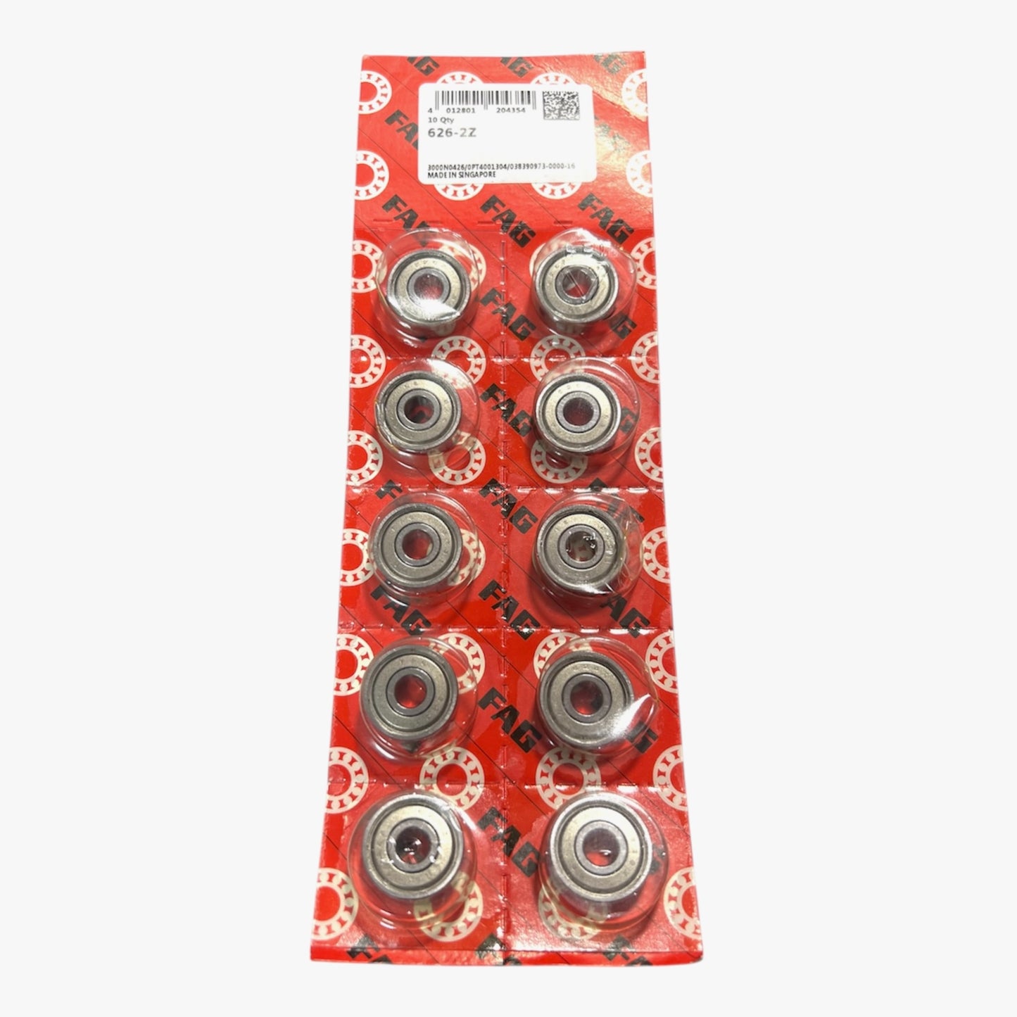 10x FAG 626-2Z Rillenkugellager 6x19x6 mm 626-2Z-HLN Kugellager