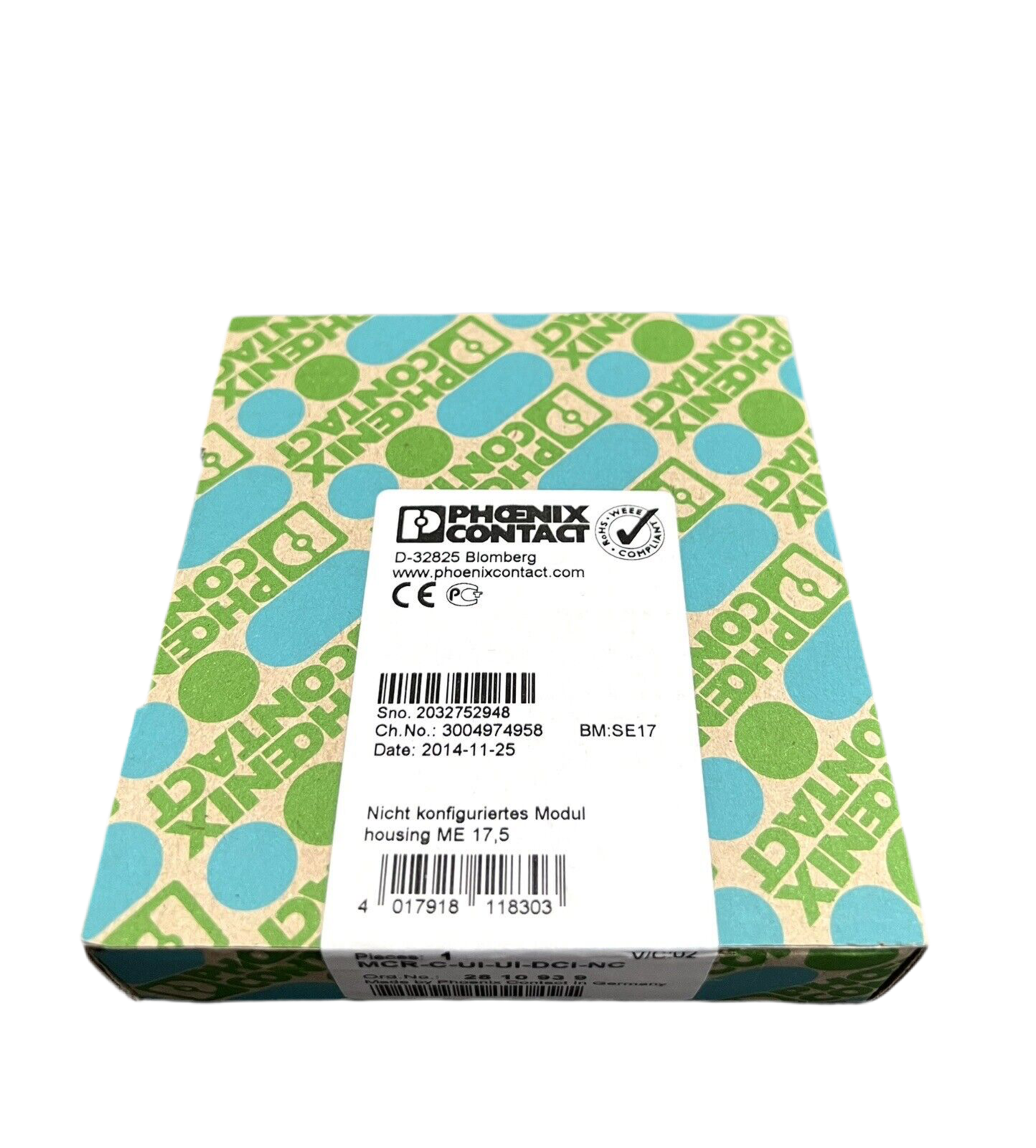 1x Phoenix Contact MCR-C-UI-UI-DCI-NC No 2810939 Trennverstärker