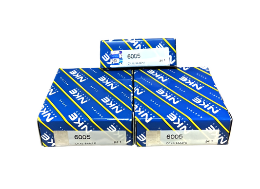 3x NKE 6005 deep groove ball bearing 25x47x12 mm ball bearing