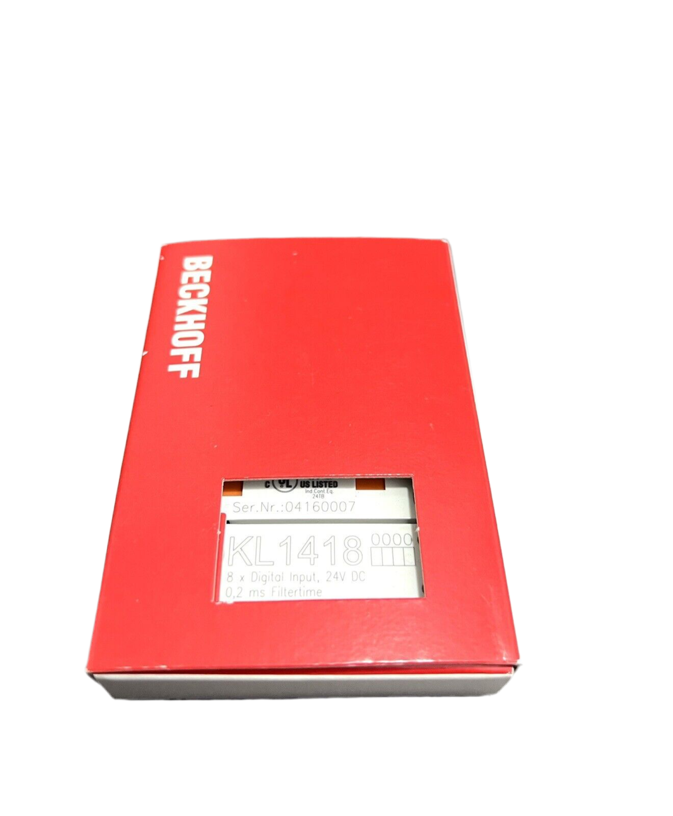 1x Beckhoff KL1418 Busklemme 8-Kanal-Digital-Eingang 24 V DC KL 1418