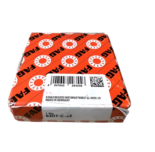 1x FAG 6207-C-2Z Rillenkugellager 35x72x17 mm Kugellager 6207 2Z ZZ