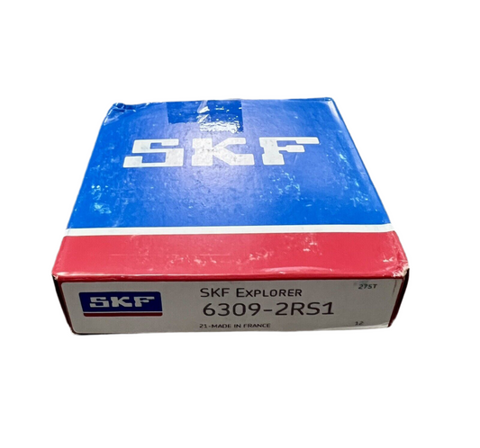 1x SKF Explorer 6309-2RS1 Rillenkugellager 45x100x25 mm
